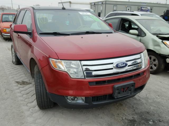 2FMDK38C47BB49169 - 2007 FORD EDGE SEL BURGUNDY photo 1