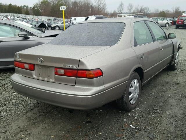 4T1BG22K0VU159577 - 1997 TOYOTA CAMRY CE TAN photo 4