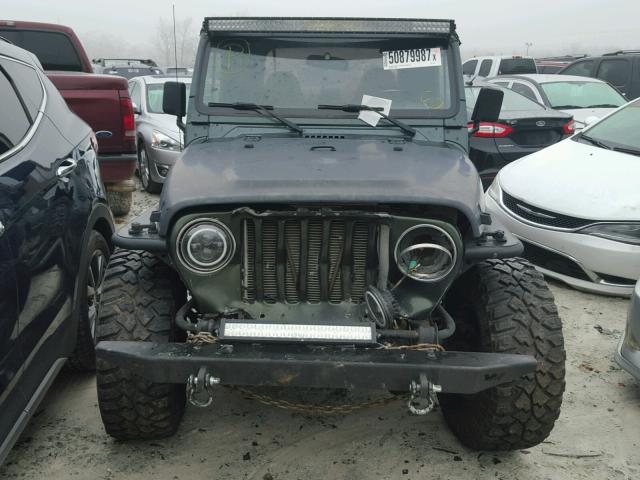 1J4FA39S32P712293 - 2002 JEEP WRANGLER / GREEN photo 10