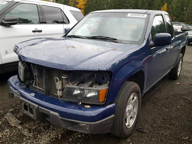 1GCESCF98C8158034 - 2012 CHEVROLET COLORADO L BLUE photo 2