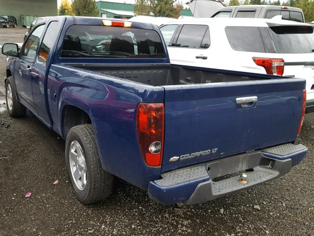 1GCESCF98C8158034 - 2012 CHEVROLET COLORADO L BLUE photo 3
