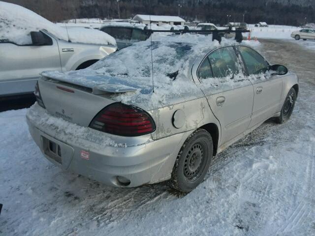 1G2NE52E45M245238 - 2005 PONTIAC GRAND AM S 银色 照片 4