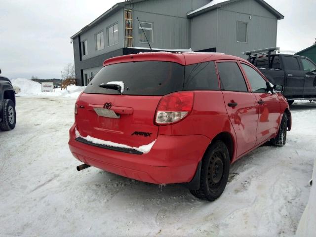 2T1KR32EX4C829047 - 2004 TOYOTA COROLLA MA RED photo 4