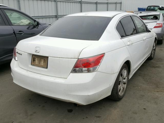 1HGCP26808A153714 - 2008 HONDA ACCORD EXL WHITE photo 4