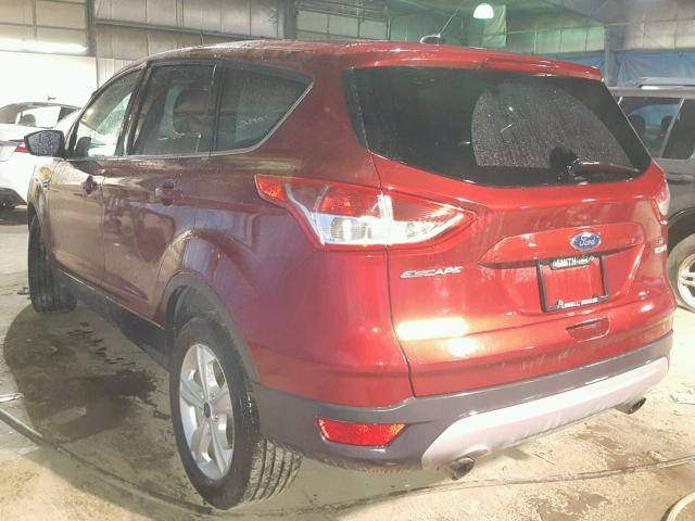 1FMCU0GX9EUA37063 - 2014 FORD ESCAPE SE RED photo 3