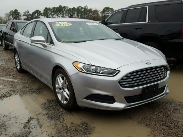 3FA6P0H73GR217775 - 2016 FORD FUSION SE GRAY photo 1