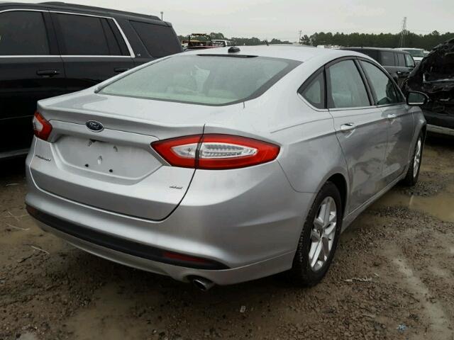 3FA6P0H73GR217775 - 2016 FORD FUSION SE GRAY photo 4