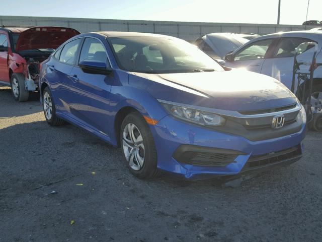 19XFC2F53GE035150 - 2016 HONDA CIVIC LX BLUE photo 1