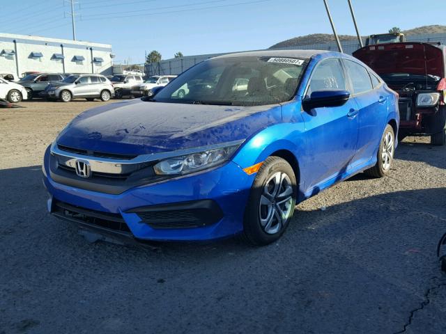 19XFC2F53GE035150 - 2016 HONDA CIVIC LX BLUE photo 2