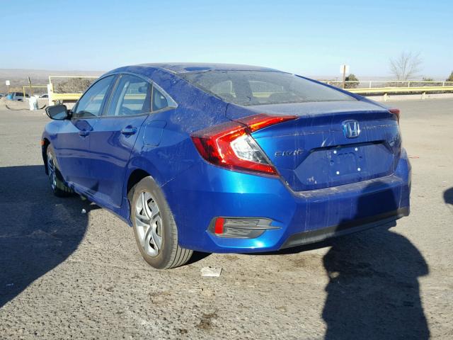 19XFC2F53GE035150 - 2016 HONDA CIVIC LX BLUE photo 3