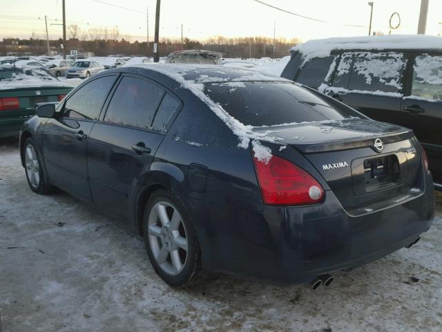 1N4BA41E04C865794 - 2004 NISSAN MAXIMA SE BLACK photo 3