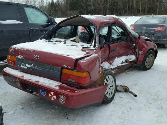 1NXAE09BXRZ157224 - 1994 TOYOTA COROLLA LE 红色 照片 4