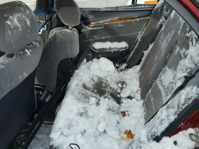 1NXAE09BXRZ157224 - 1994 TOYOTA COROLLA LE 红色 照片 6