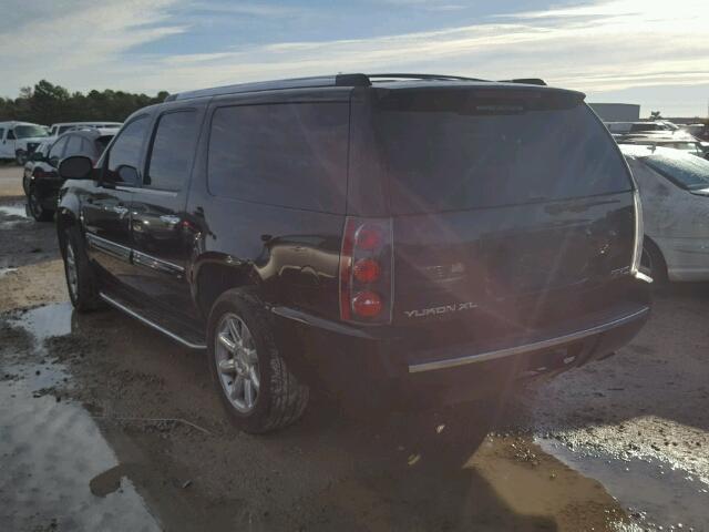 1GKFK66877J164181 - 2007 GMC YUKON XL D BLACK photo 3