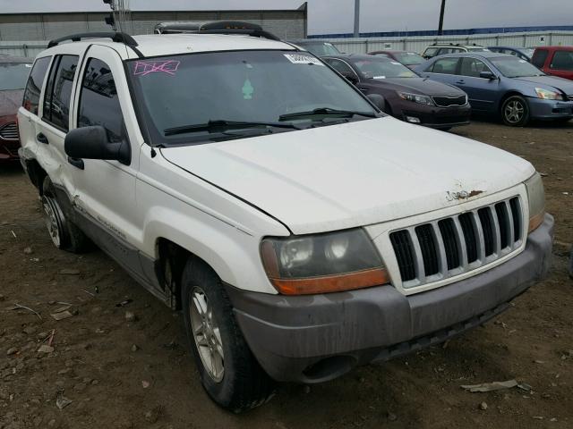 1J4GX48S34C335744 - 2004 JEEP GRAND CHER WHITE photo 1