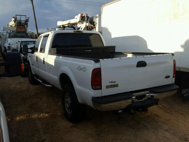 1FTSW21P35EA69046 - 2005 FORD F250 SUPER WHITE photo 3