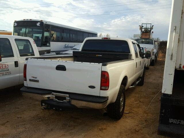 1FTSW21P35EA69046 - 2005 FORD F250 SUPER WHITE photo 4