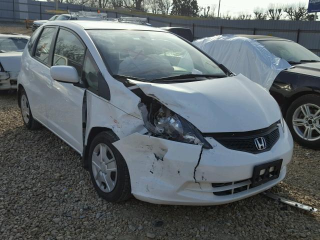 JHMGE8H34DC069158 - 2013 HONDA FIT WHITE photo 1