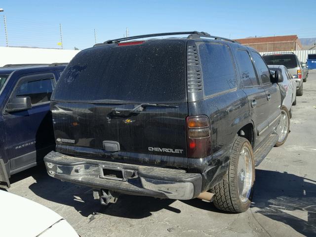 1GNEC13T33R131777 - 2003 CHEVROLET TAHOE C150 BLACK photo 4