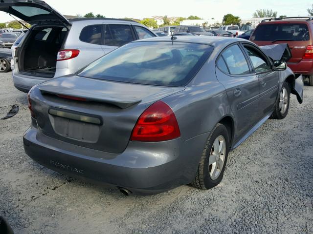 2G2WP582171130915 - 2007 PONTIAC GRAND PRIX Сұр фото 4