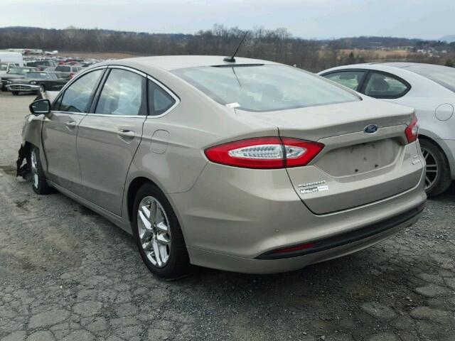 3FA6P0HD4FR251549 - 2015 FORD FUSION SE GOLD photo 3