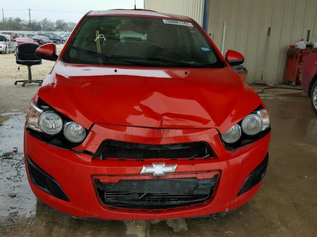 1G1JC5SBXC4195442 - 2012 CHEVROLET SONIC LT ORANGE photo 10