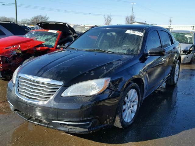 1C3CCBBB0CN144769 - 2012 CHRYSLER 200 TOURIN BLACK photo 2