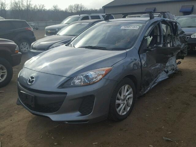 JM1BL1L71D1791587 - 2013 MAZDA 3 I BLUE photo 2