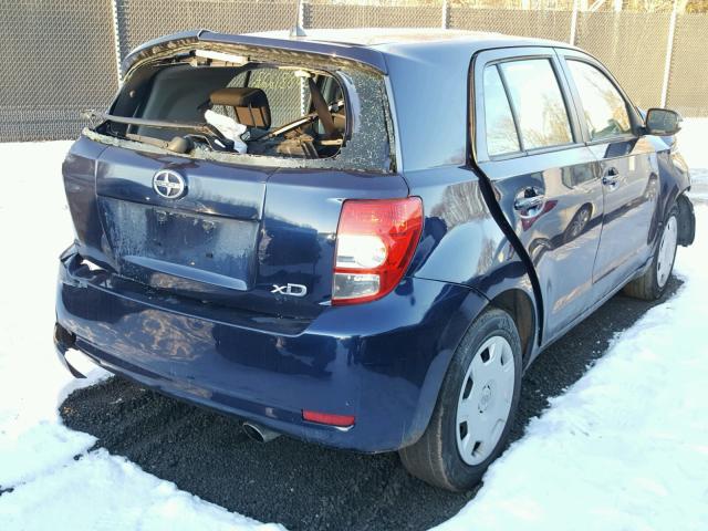 JTKKU10458J002377 - 2008 TOYOTA SCION XD BLUE photo 4