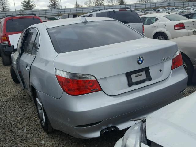 WBANA53595B856168 - 2005 BMW 525 I SILVER photo 3