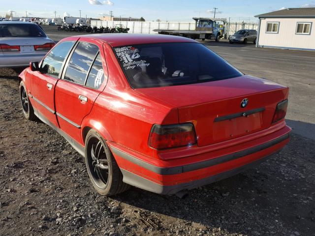 4USCC7320SLA00654 - 1995 BMW 318 I RED photo 3