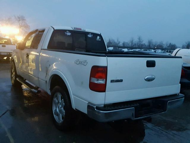 1FTPX14VX7FA01606 - 2007 FORD F150 WHITE photo 3