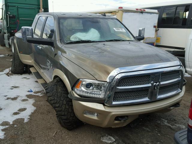 3C63RRNL9EG317408 - 2014 RAM 3500 LONGH BROWN photo 1