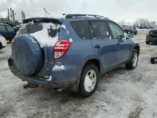 2T3BF4DV7BW116427 - 2011 TOYOTA RAV4 BLUE photo 4