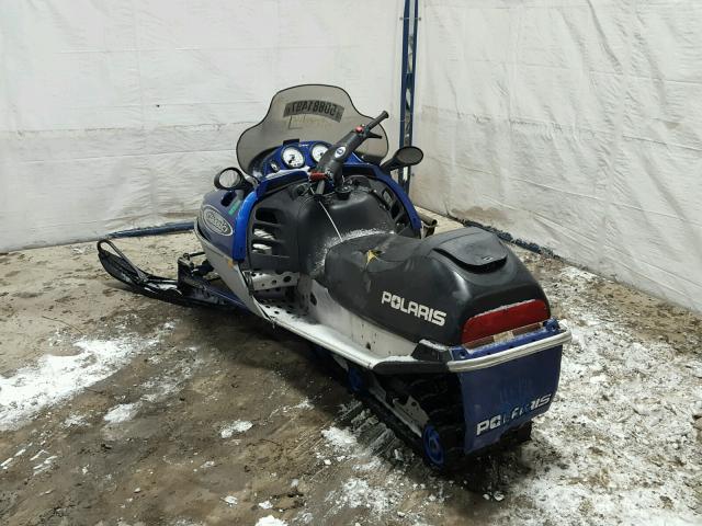 4XAND4BSX2B266267 - 2002 POLARIS SNOWMOBILE BLUE photo 3