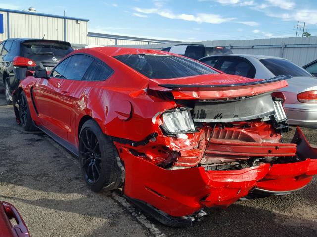 1FA6P8JZ7H5526471 - 2017 FORD MUSTANG SH RED photo 3