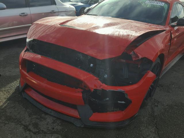 1FA6P8JZ7H5526471 - 2017 FORD MUSTANG SH RED photo 9