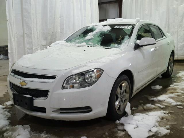 1G1ZH57B894233661 - 2009 CHEVROLET MALIBU 1LT WHITE photo 2