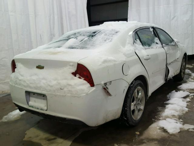 1G1ZH57B894233661 - 2009 CHEVROLET MALIBU 1LT WHITE photo 4