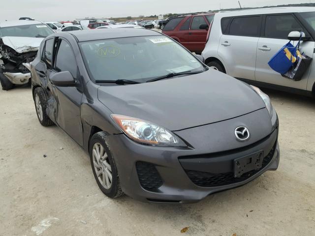 JM1BL1L7XC1559679 - 2012 MAZDA 3 I GRAY photo 1