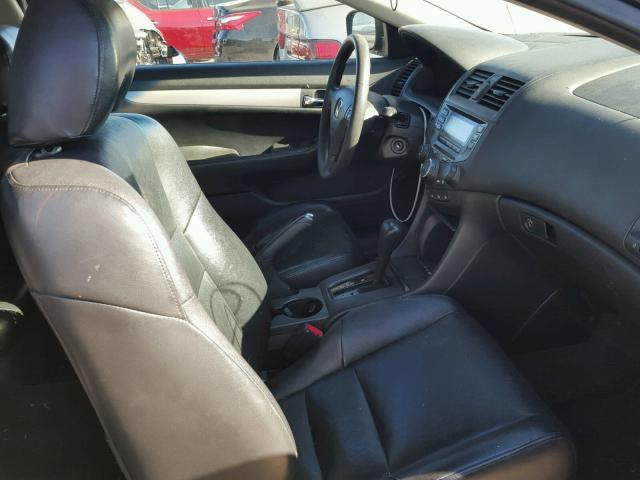 1HGCM72254A026023 - 2004 HONDA ACCORD LX BLACK photo 5