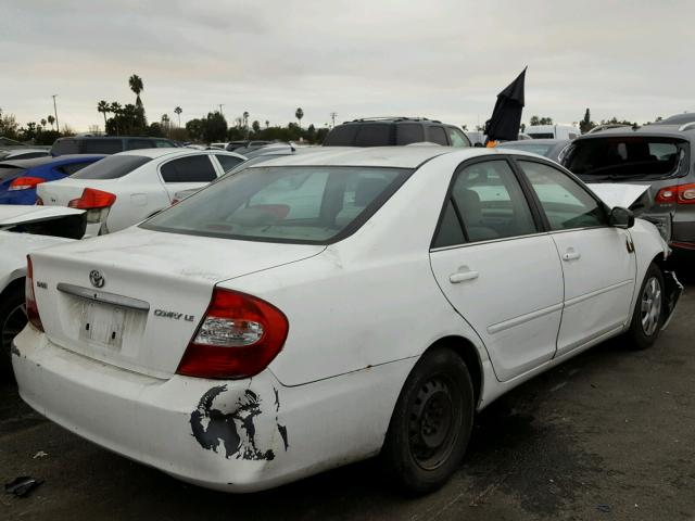 4T1BE32K84U323328 - 2004 TOYOTA CAMRY LE WHITE photo 4