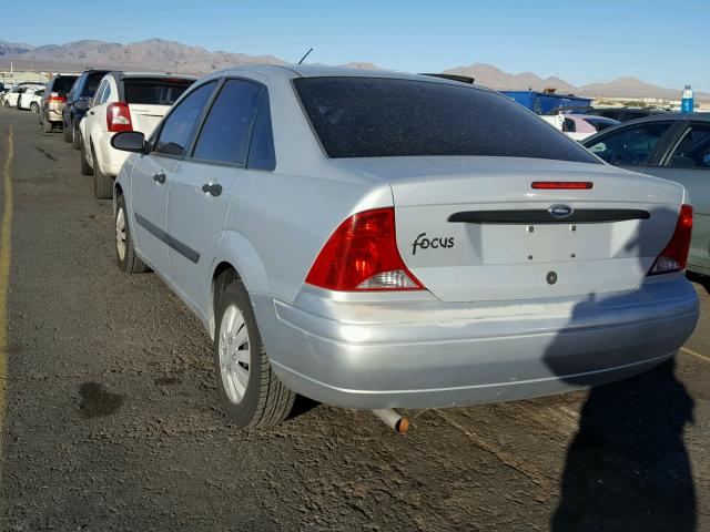 1FAFP33P92W153966 - 2002 FORD FOCUS LX GRAY photo 3