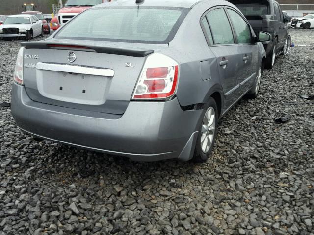 3N1AB6AP6BL616260 - 2011 NISSAN SENTRA 2.0 GRAY photo 4