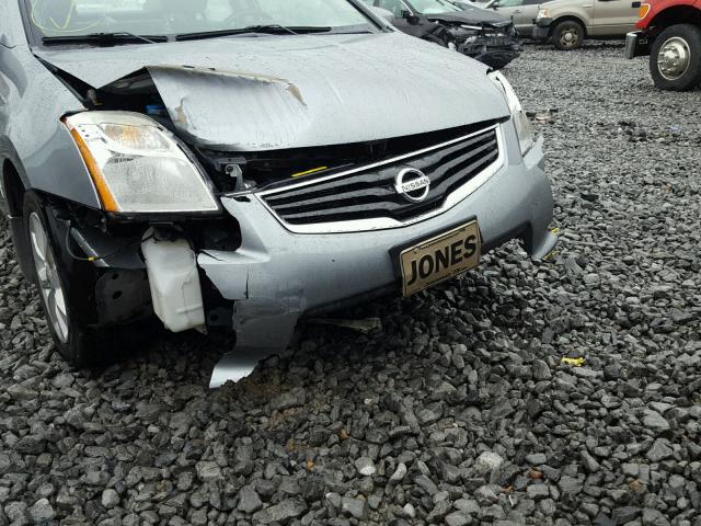 3N1AB6AP6BL616260 - 2011 NISSAN SENTRA 2.0 GRAY photo 9