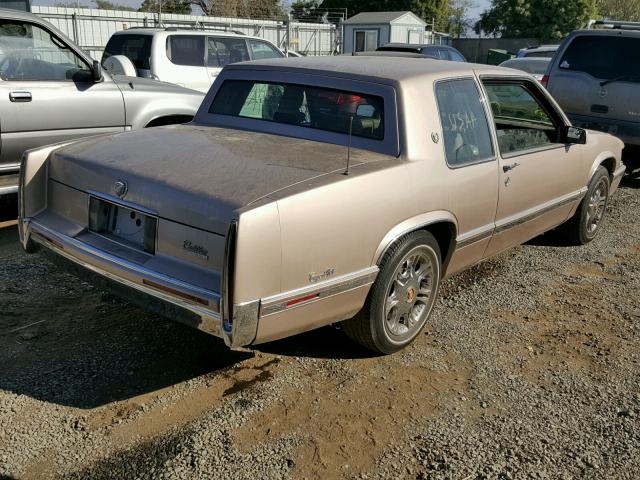 1G6CD13B9M4241691 - 1991 CADILLAC DEVILLE CREAM photo 4