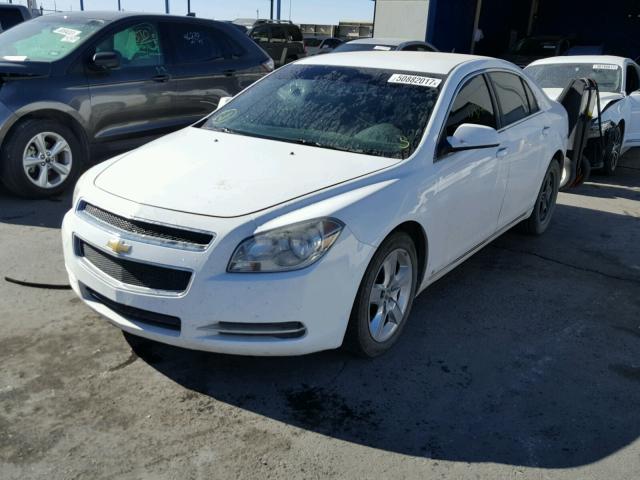 1G1ZH57B29F119322 - 2009 CHEVROLET MALIBU 1LT WHITE photo 2