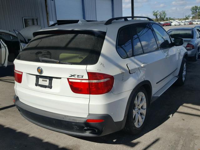 5UXFE83557LZ45101 - 2007 BMW X5 4.8I WHITE photo 4