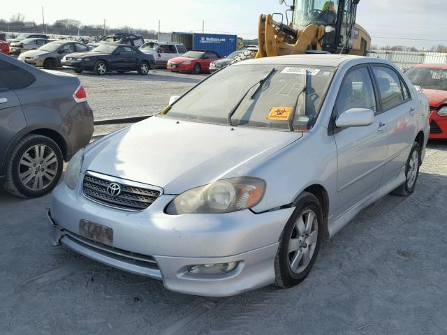 1NXBR32EX8Z026372 - 2008 TOYOTA COROLLA CE SILVER photo 2