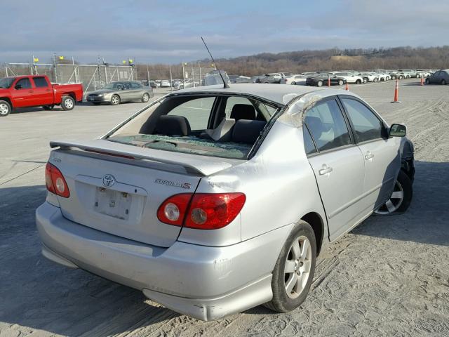 1NXBR32EX8Z026372 - 2008 TOYOTA COROLLA CE SILVER photo 4